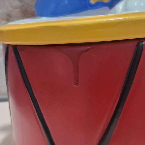 Mickey Mouse Cookie Jar Drum Walt Disney Productions S 869 - Picture 9 of 16